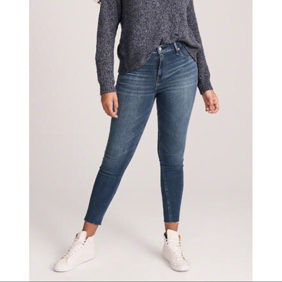 Abercrombie High Rise Ankle Jean Leggings - Picture 1 of 2